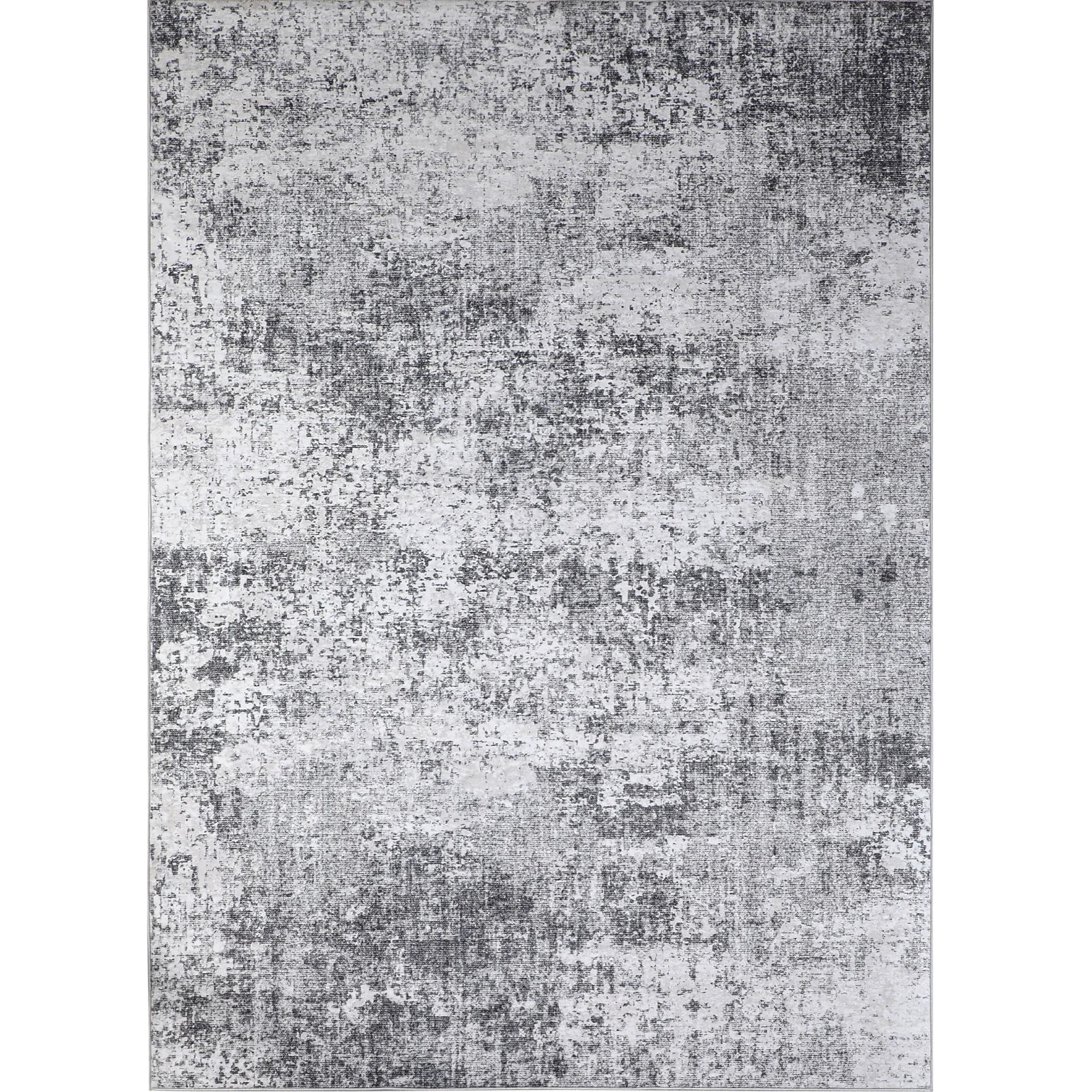 BERTHMEER 5' x 7' Modern Area Rugs indoor Neutral Gray Abstract Rugs for Living Room Bedroom Dining Room Office Farmhouse Distressed Machine Washable Non-slip