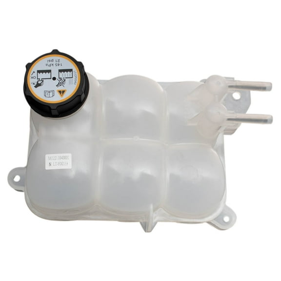 TRQ Radiator Coolant Reservoir Expansion Tank Overflow Bottle Compatible with 2020-2022 Ford Explorer Police Interceptor Utility Lincoln Aviator FO3014176