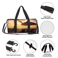 thumbnail image 4 of Easygdp Hawaiian Sunset Beach Bolsa de Viaje, Bolsa de Mano, Bolsa de Gimnasio, Bolsa de Equipaje para Viaje, 4 of 6