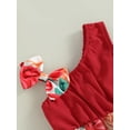 thumbnail image 6 of nvzhuang Baby Girls Romper Set, Rabbit/Butterfly/Flower Print Sleeveless Romper with Hairband, 6 of 8