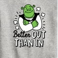 thumbnail image 3 of Shrek - Better Out Than In - Toddler & Youth Crewneck Fleece Sweatshirt, 3 of 5