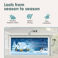 thumbnail image 2 of 7' x 16' Magical Winter Wonderland Christmas Double Garage Door Banner - Festive Outdoor Décor, 2 of 4