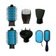 thumbnail image 2 of Cepillo DR KNOTT Conair ARE OVALADO 1000 W con Accesorios negro/azul, 2 of 3