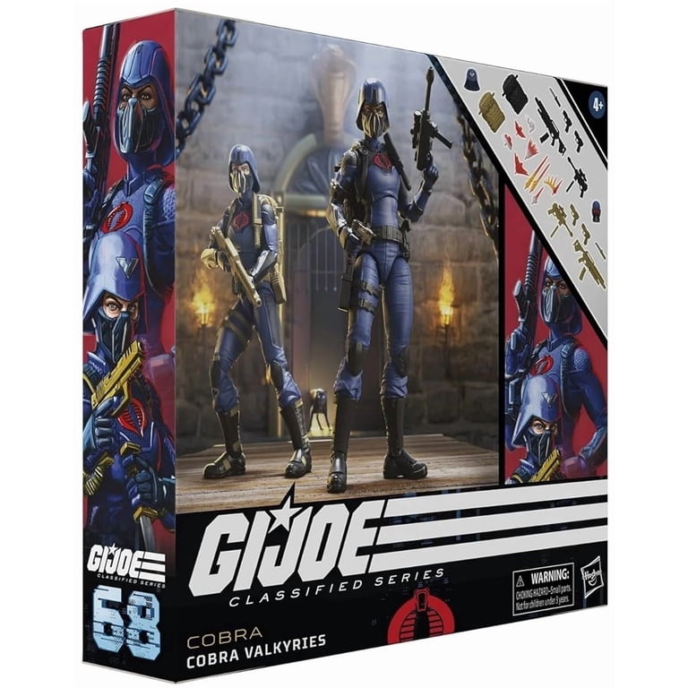 G.I. Joe Classified Series フィギュア 2個セット Hasbro, GI Joe Classified Series Cobra Valkyries Action Figure 2