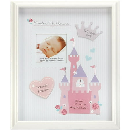 Disney Little Princess Birth Announcement Frame
