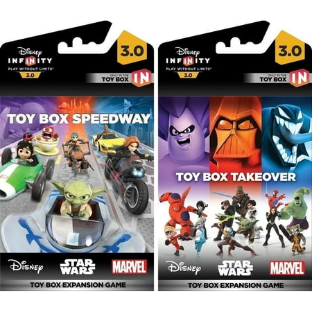 3.0 Edition: Toy Box Takeover and Toy Box Speedway Game Expansion Bundle - Not Machine Specific, Expand Your Adventures in the Toy Box By Disney
