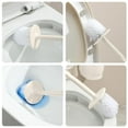 thumbnail image 4 of Meggemo Creative Toilet Brush with Holder Compact Space Saving Design Sturdy Bristles for Bathroom Cleaning Modern Decor, 4 of 6