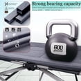 thumbnail image 3 of Folding Camping Cot, Heavy Duty 600 Lbs Portable Bed for Adults, Camping Beds with Carry Bag, Grey$$Sport & Recreation Other, 3 of 7