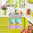 thumbnail image 6 of Easter Kitchen Towels Spring is Here Bunny Dish Hand Towel Absorbent Cloth Soft Feel 100% Polyester 15x25in Decorative Cooking Baking Home Decor & Housewarming Gift Set of 2 &CUSTOM Storage Carrier, 6 of 8