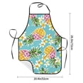 thumbnail image 2 of Pofeuu Cute Pineapples Print Aprons with Pockets, Cute Aprons for Kitchen, Cooking, Server, Barber, Chef Apron, 2 of 7