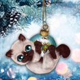 thumbnail image 5 of TOPRenddon Black Cat Halloween Ornaments, Cute Cat Christmas, Xmas Ornaments, Christmas Tree Hanging, Tree Topper Ornaments, Car Rear View Mirror Accessories, Xmas Gift, 5 of 5