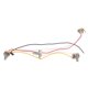 thumbnail image 1 of Arnés de cableado para bajo, arnés de cableado para guitarra eléctrica Arnés de cableado KK Arnés de cableado para guitarra eléctrica Materiales ecológicos, 1 of 9