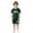 Z01-Green, variant on Kids Boys Girls Soccer Outfits Mexico Jersey Short Sleeve Unisex Shirts Outfits for Little Kids Athlete 2-14 Years Casual Football Fans Outfit