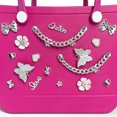 thumbnail image 5 of 20 PCS Charms for Bogg Bag,Pearls,Butterfly Flowers and Chain for Bogg Bag Girl Women Accessories Charms, 5 of 7