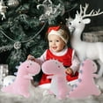 thumbnail image 5 of Furvana Lindo Dinosaurio Peluche Animal Peluche Adorable Suave Dino Peluches Dinosaurio Juguete Peluches Y Regalos De Cumpleaños para Niños Niñas Niños (Rosa 10 Pulgadas), 5 of 5