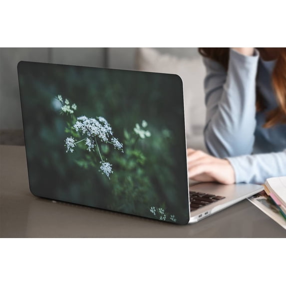 KSK KAISHEK Hard Shell Case Cover for MacBook Pro 16" with Touch ID Type C + Black Keyboard Cover Model: A2780 M2 & A2485 M1 (Flower 1277)