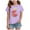 Light Purple, variant on Junlike Cute Summer Tops for Girls 2 to 14 Years Old Crew Neck Print Comfortable T Shirt Top