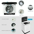 thumbnail image 4 of Costway Full-Automatic Washing Machine 1.5 Cu.Ft 11 LBS Spin Dryer White, 4 of 10