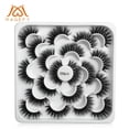 thumbnail image 2 of Pestañas naturales, pestañas postizas, pestañas cortas, pestañas postizas de visón tenues, 10 pares de pestañas postizas de visón Lotuses 5D, pestañas gruesas naturales, pestañas postizas., 2 of 5