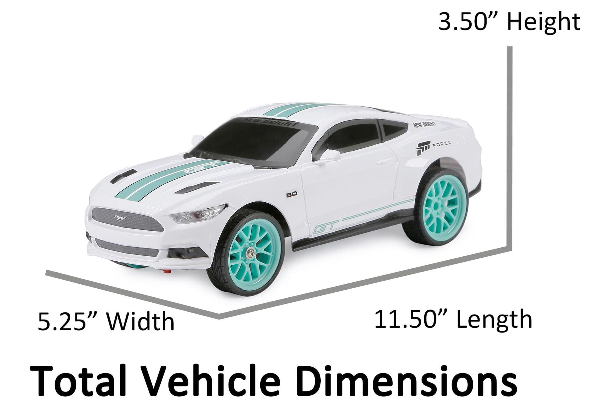 New Bright (1:16) Forza Mustang Battery Radio Control Sports Car, 942U-3H Child