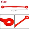thumbnail image 2 of 8 pcs Tennis Racket Vibration Dampeners Squash Racket Shock Absorber Silicone Tennis String Shock Damping-Red, 2 of 6