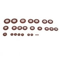 thumbnail image 1 of 25 pcs Professional Leather Tenor Saxophone Pads Orange Sax Pads Replacement Woodwind Musical Instruments Parts & Accessories, 1 of 7
