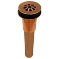 thumbnail image 2 of Premier Copper Products  1.5 in. Non-Overflow Grid Bathroom Sink Drain, Polished Copper, 2 of 2