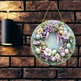 thumbnail image 6 of MORESEC under $5 Easter SuncatcherStained Glass Easter Bunny Suncatcher, Colorful Egg and Flower Round Window Hanging Decor, Acrylic Suncatcher for Spring Home Decor, 6 of 8