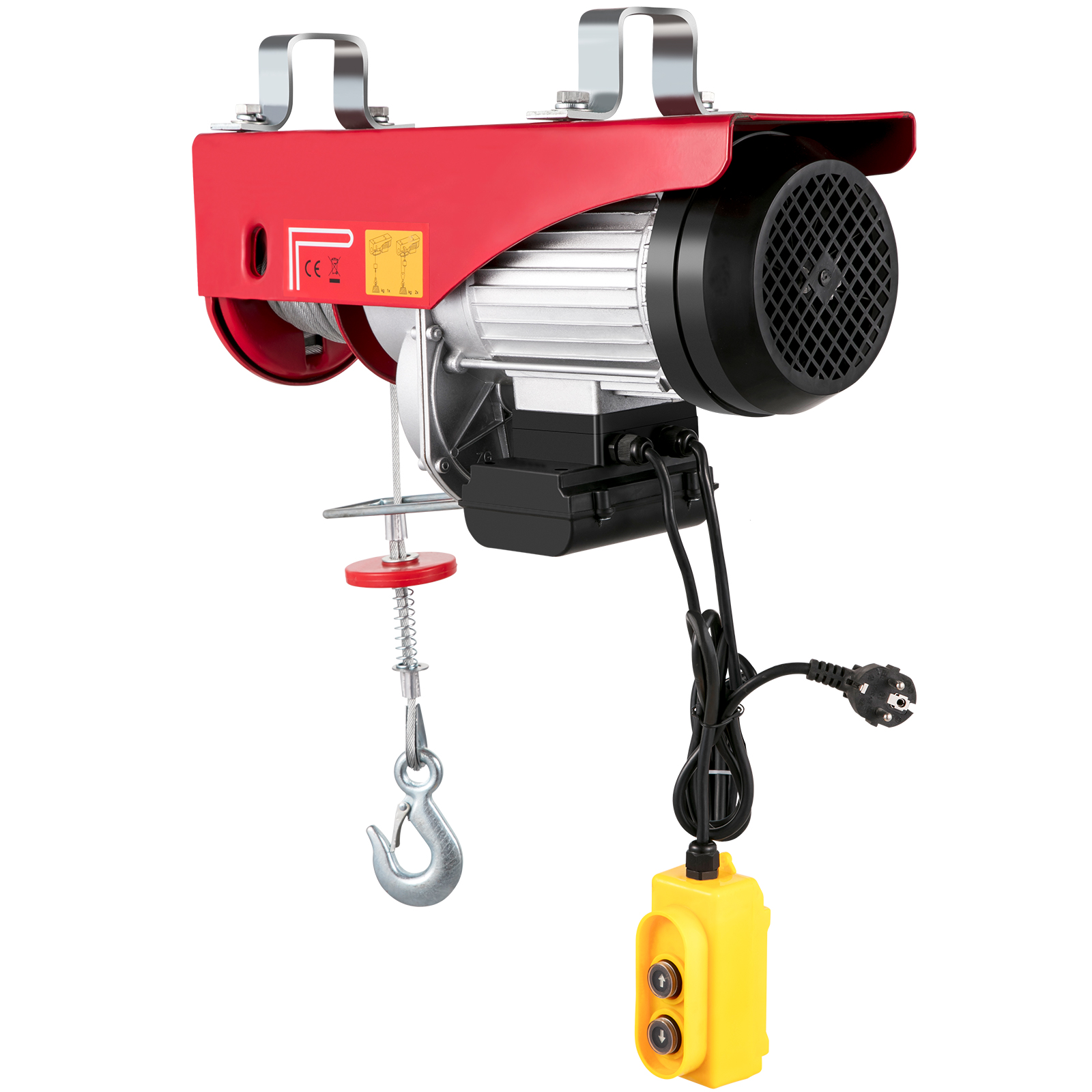 VEVORbrand Lift Electric Hoist 1760lbs, Electric Hoist 110v, Remote Control  Electric Winch Overhead Crane Lift Electric Wire Hoist for Factories,  Warehouses, Construction, Building, Goods Lifting