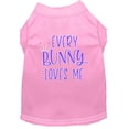 thumbnail image 5 of Pet Dog  Cat Shirt Screen Printed, "Every Bunny Loves Me", 5 of 11