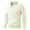 Beige, variant on qolati Mens Full Zip Cardigan Sweater Casual Slim Fit Knit Sweaters Stand Collar Fall Winter Open Front Ribbed Cardigans Jackets L