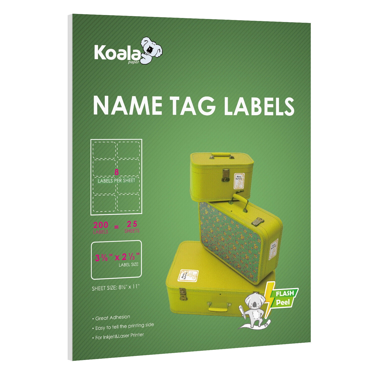 200 Lables 8 Label Per Sheet Self Adhesive Address Return Label Tags 8