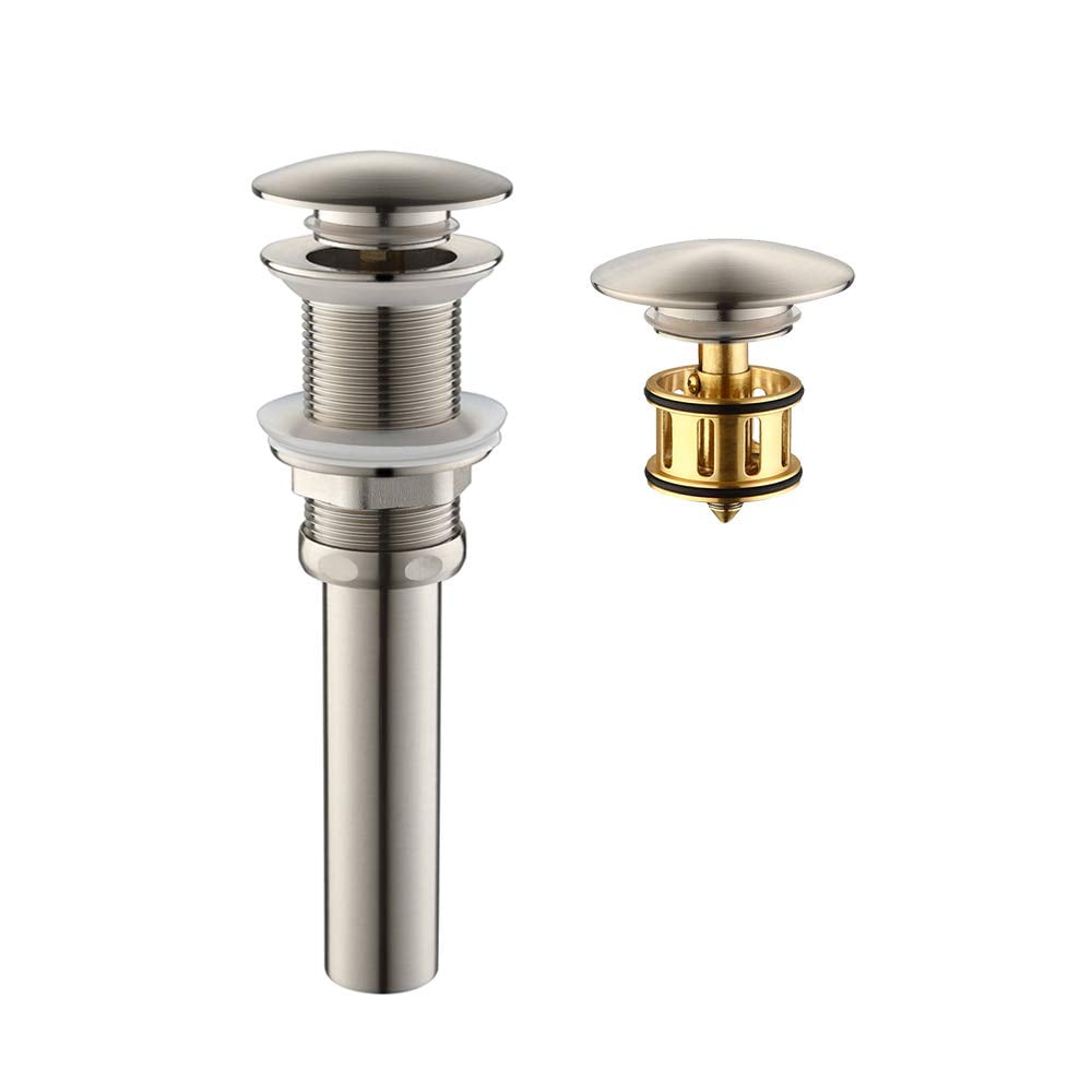 HOMELODY Vessel Sink Drain,1 5/8" Bathroom Sink Drain with Removable