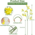 thumbnail image 4 of 10PCS Artificial Silk Flowers with Long Stems Faux Bulk Babys Breath Flowers Fake Silk Flowers Bouquet for Floral Arrangement Tall Vase Home Wedding Table Centerpieces Decor (Yellow), 4 of 9
