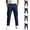 Blue, variant on Zpzdpjkx Mens Casual Tapered Cargo Trousers Classic Waistband Side Pockets Soft Breathable Comfortable Daily Shopping Outdoor Travel Pants Khaki Cargo Pants for Men