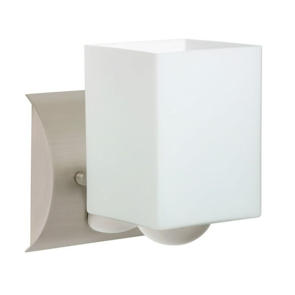 1WZ-449807-SN Besa Lighting Rise - 1 Light Mini Wall Sconce In Contemporary Style-6.5 Inches Tall and 4.75 Inches Wide-Satin Nickel