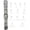 SIlver+12tips, variant on Glitter Diamond Art Painting Pens with 12 Tips, Mosaic Art Pen Kit, Comfort Grip for Beads Crafts, gift for crafter hobbyists, also for nail art & jewelry crafts