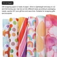 thumbnail image 4 of Uxcell Birthday Wrapping Paper Sheet,Rainbow,Balloon,Star,Dots,Stripe,Rendering 20x28" with Rope, Tape, Sticker 6Pcs, 4 of 6