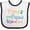 White and Black, variant on Inktastic Mimi and Papaw Love Me Boys or Girls Baby Bib
