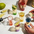 thumbnail image 6 of True Shot Glasses, Shooters for Tequila and Whiskey, Home Bar 2 oz Set of 6, 6 of 9