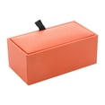 thumbnail image 4 of Caja de exhibición de joyas Caja de exhibición de la cubierta Flip Diseño giratorio Pequeño gemelo Regalos Caja de gemelos para hombres, 4 of 8