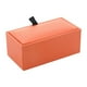 thumbnail image 4 of Estuche de exhibición de joyas, caja de regalo para gemelos, pequeño, creativo, con tapa abatible oscura, giratorio Naranja, 4 of 9