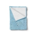 thumbnail image 2 of Turquoise Soft Flannel Fleece Blanket, Heart Shape Rain Droplets on Crystal Clear Window Glass Pure Love Valentines Romantic, Cozy Plush for Indoor and Outdoor Use, 50" x 60", Blue, by Ambesonne, 2 of 5
