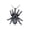 Black, variant on Synthetic Black Crystal Rhinestones Tarantula Spider Insect Bug Pendant Necklace