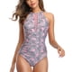 thumbnail image 2 of Traje de baño para mujer, traje de baño de una pieza para mujer, traje de baño para mujer, traje de baño estampado, diseño fácil de usar, 2 of 7