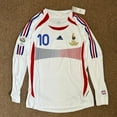 thumbnail image 1 of France 2006 World Cup Final Retro Long Sleeve Football Jersey - Zidane #10, 1 of 4