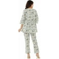 thumbnail image 2 of VIHAAN IMPEX Women's Ethnic Co-Ord Set-Crop Top & Palazzo Pants, 2 of 5