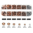 thumbnail image 2 of Uxcell 2620 Pcs Hotfix Rhinestones Flatback Crystal Glass Gems with Box Champagne,Bright White, 2 of 6