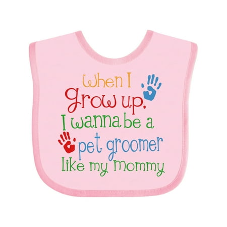 

Inktastic Pet Groomer Like Mommy Gift Baby Boy or Baby Girl Bib