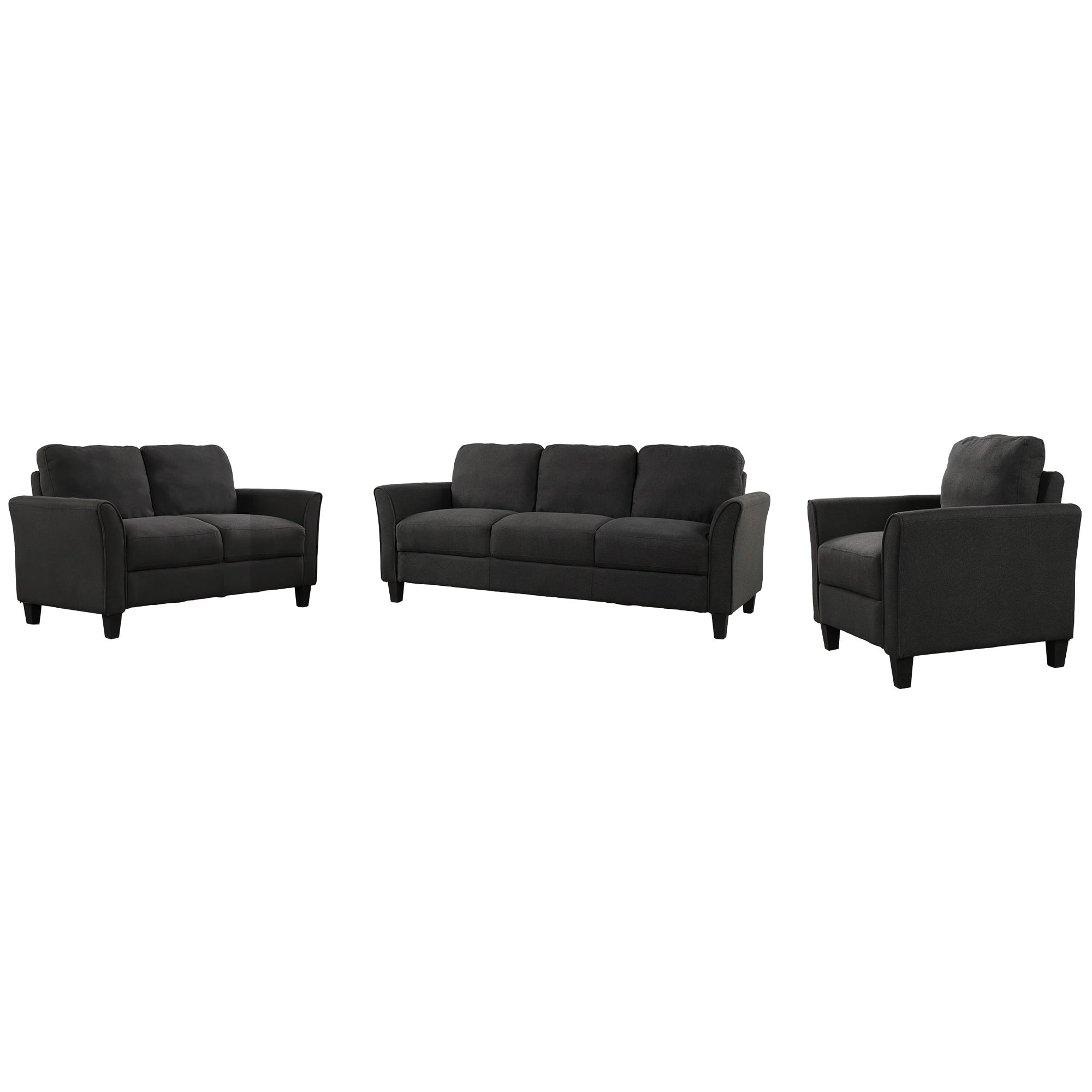 Armchair Living Room Furniture Sofa, Sectional Sofa With Removable Back Cushions